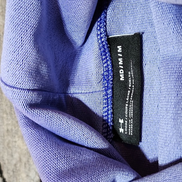 UNDER ARMOUR LOOSE-FIT COWL-NECK THUMB-HOLE SLEEVES LONG-SLEEVED SHIRT - Picture 3 of 11